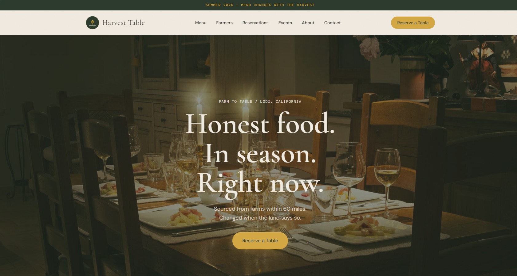 Harvest Table